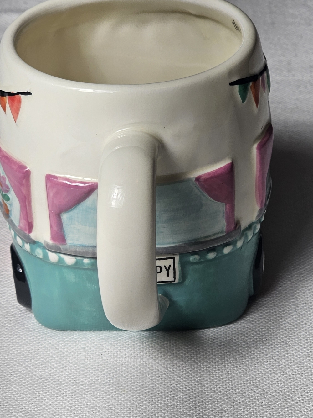 Natural Life the "Hazel The Camper" Folk‎ Art Mug - Picture 2 of 7